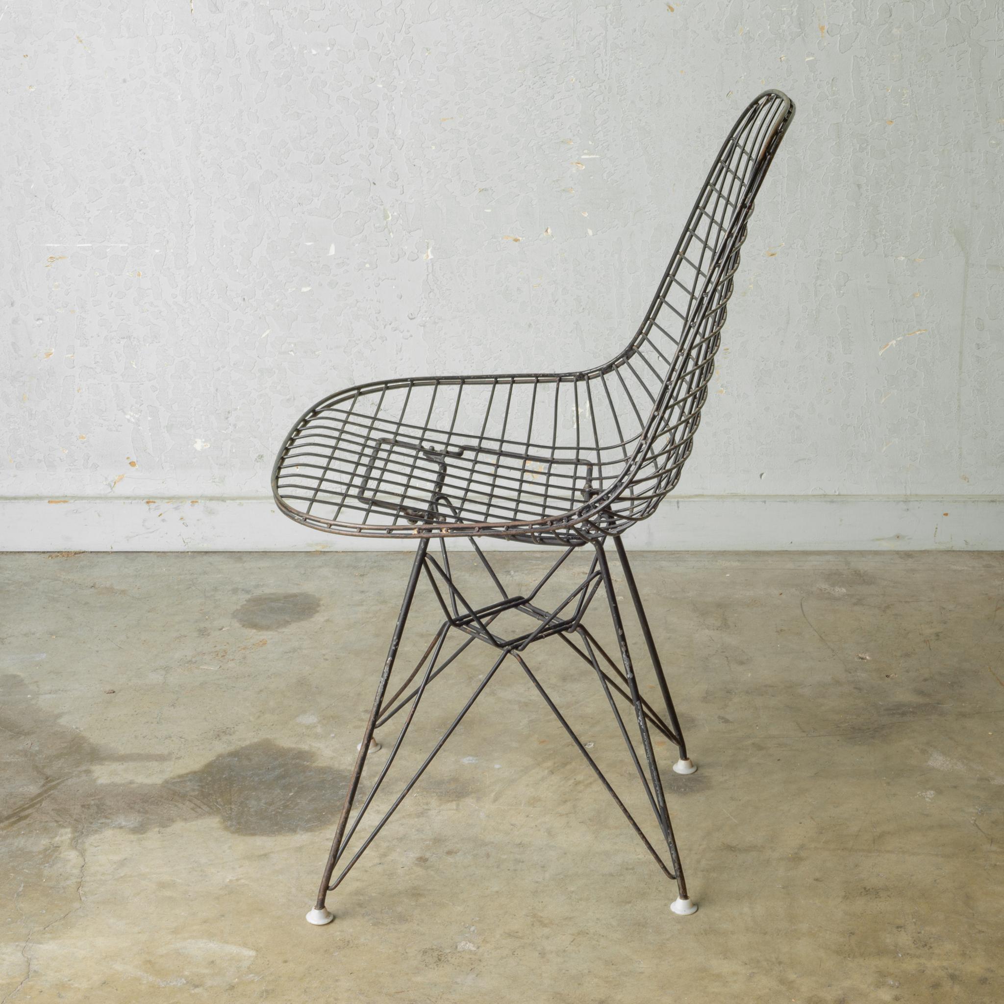 Eames for Herman Miller Wire DKR Chairs, circa 1950-One available 4