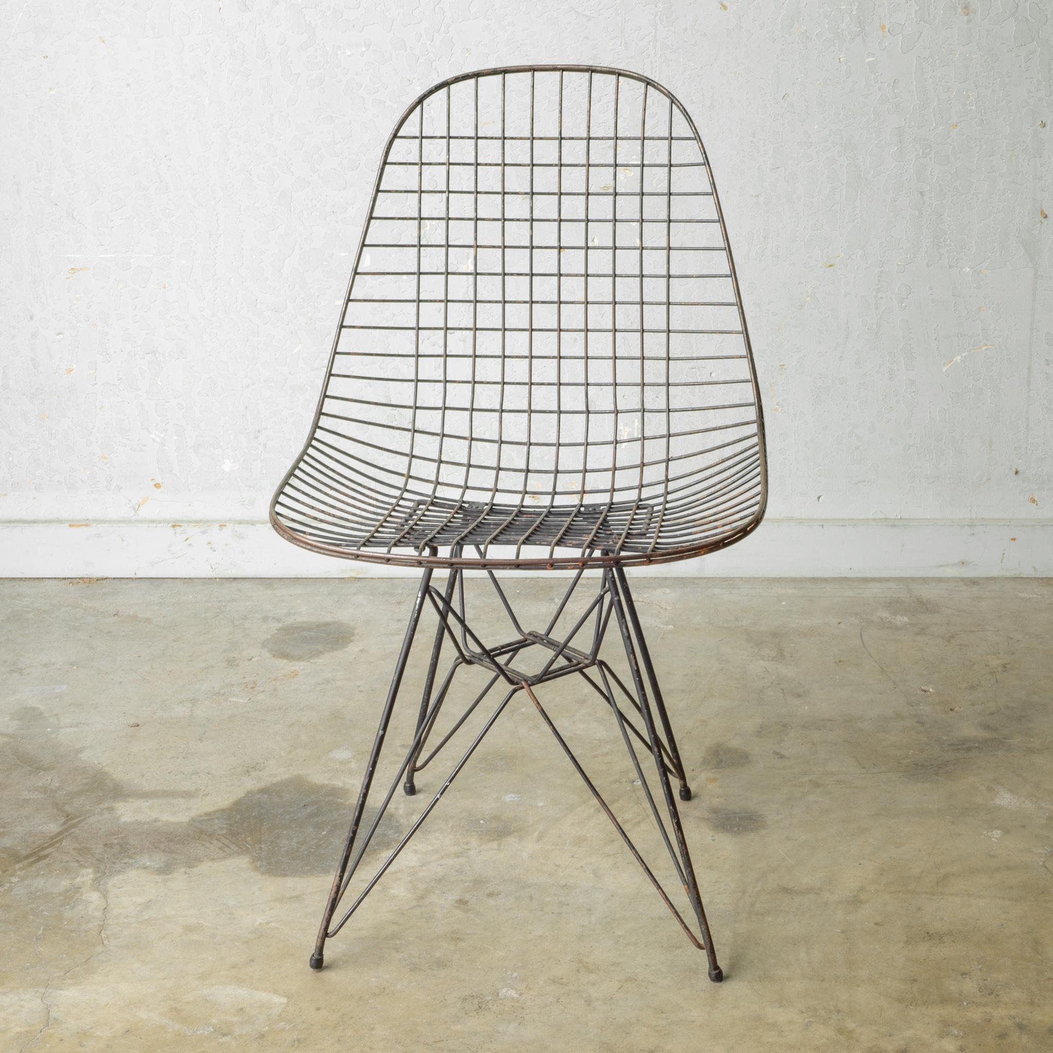 Eames for Herman Miller Wire DKR Chairs, circa 1950-One available 8