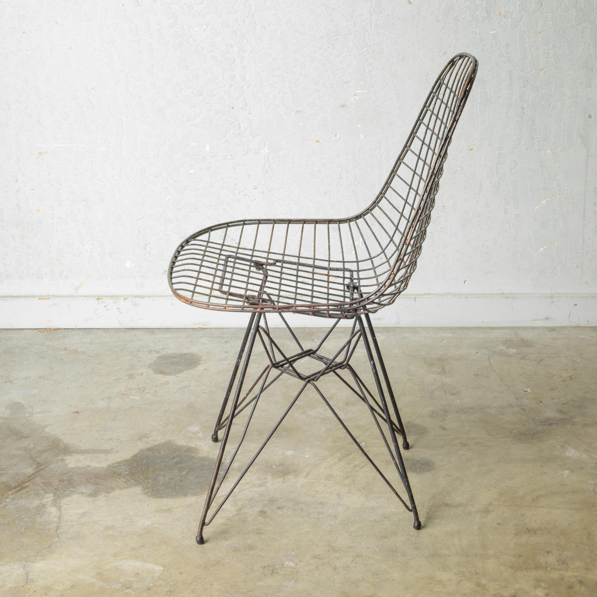 Eames for Herman Miller Wire DKR Chairs, circa 1950-One available 9