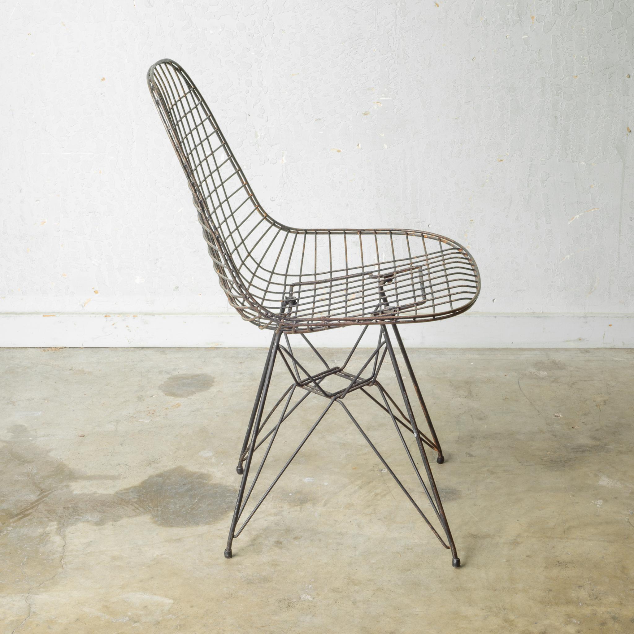 Eames for Herman Miller Wire DKR Chairs, circa 1950-One available 11