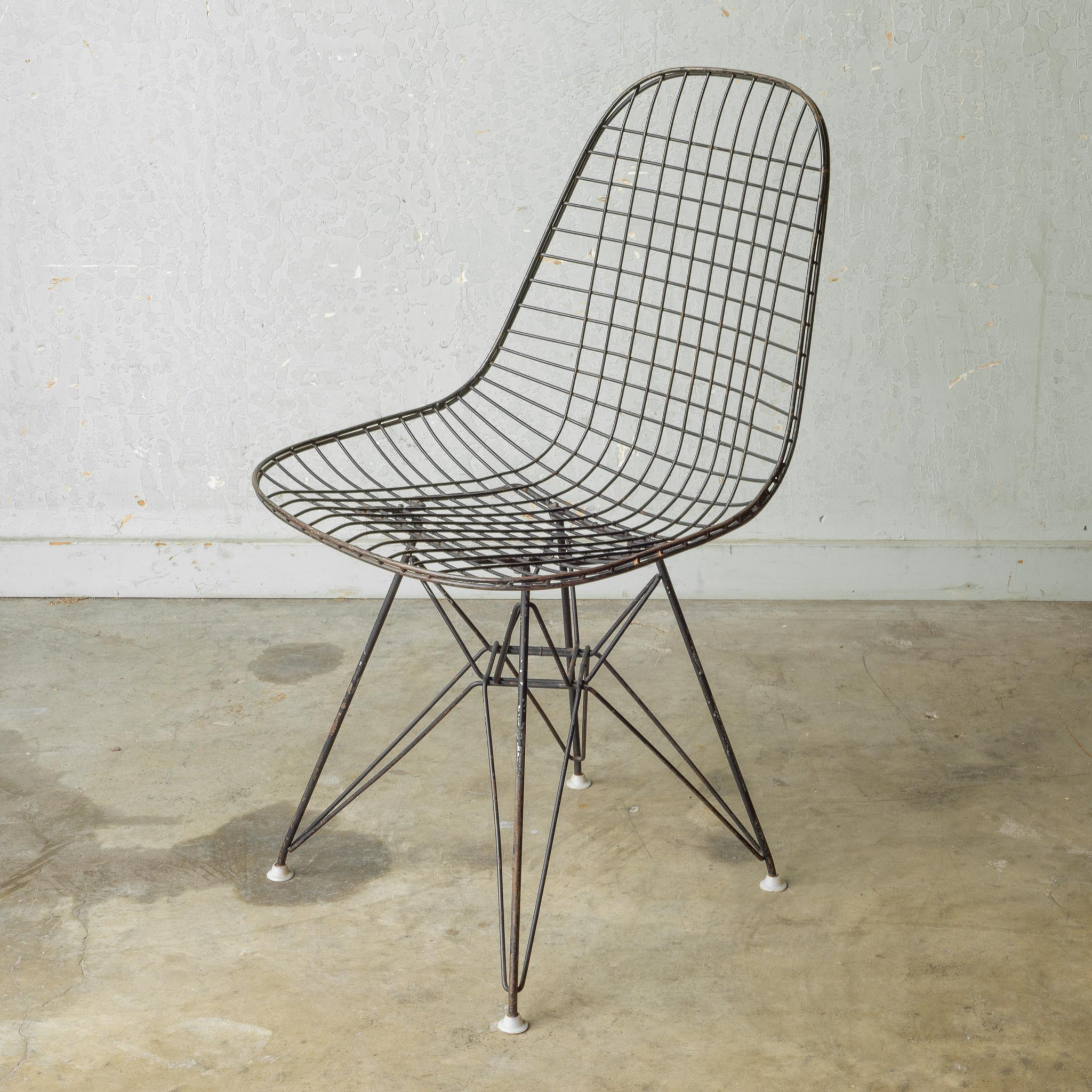 Eames for Herman Miller Wire DKR Chairs, circa 1950-One available 2