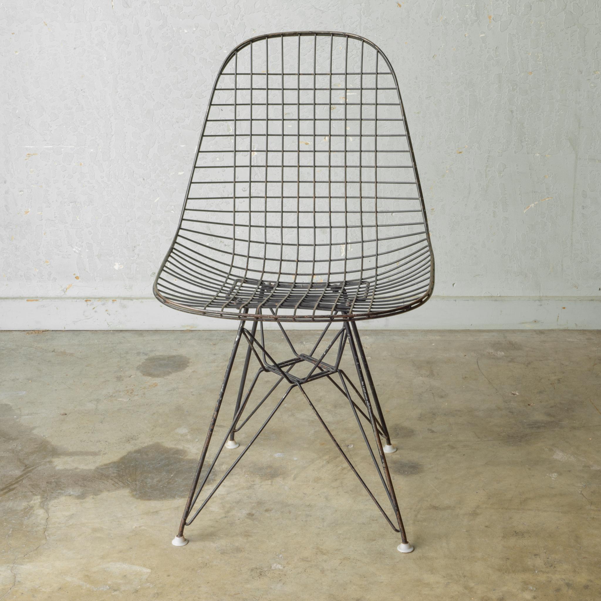 Eames for Herman Miller Wire DKR Chairs, circa 1950-One available 3