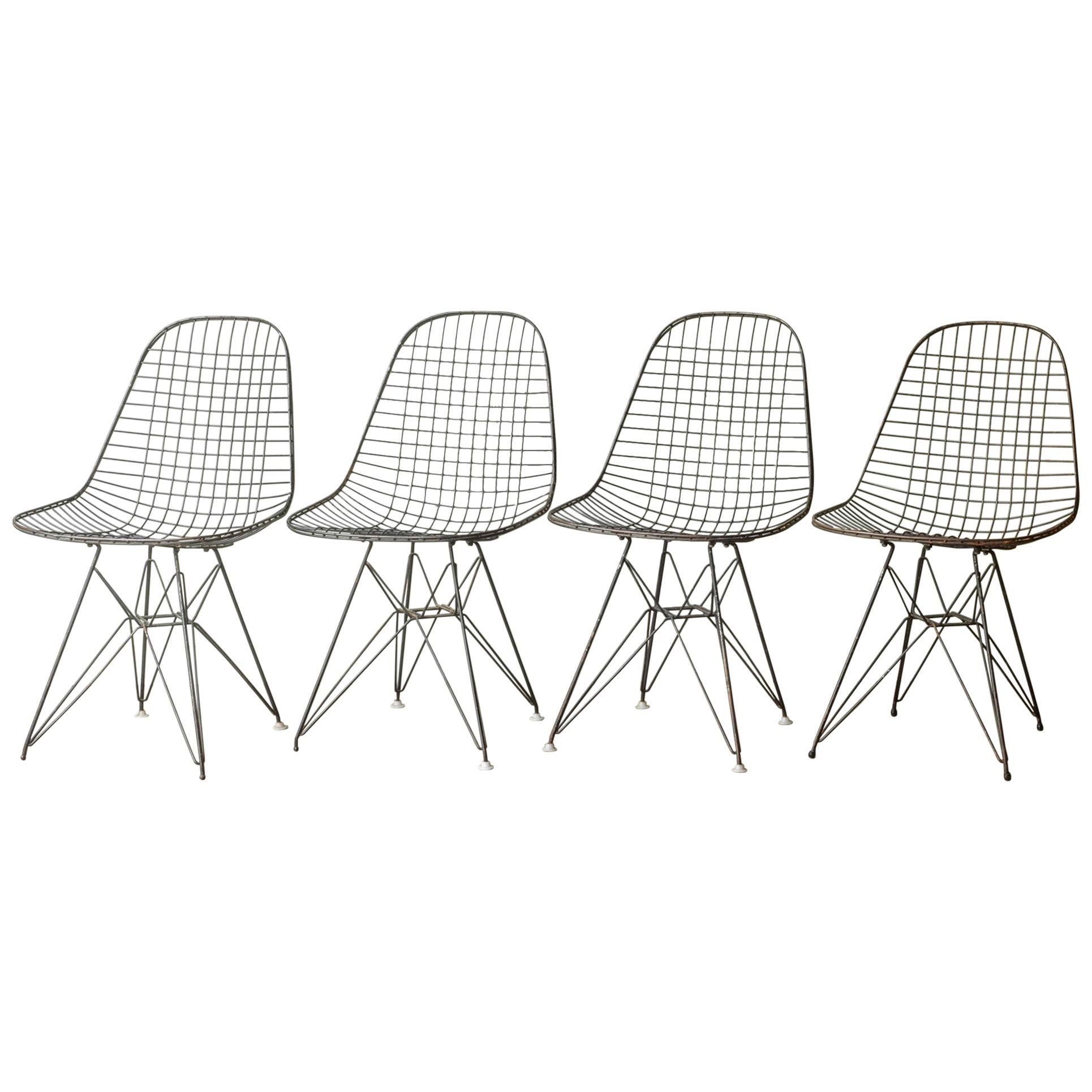 Eames for Herman Miller Wire DKR Chairs, circa 1950-One available