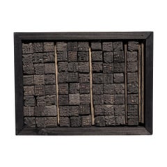 Antique Set of Chinese Wooden Printing Blocks, c. 1900