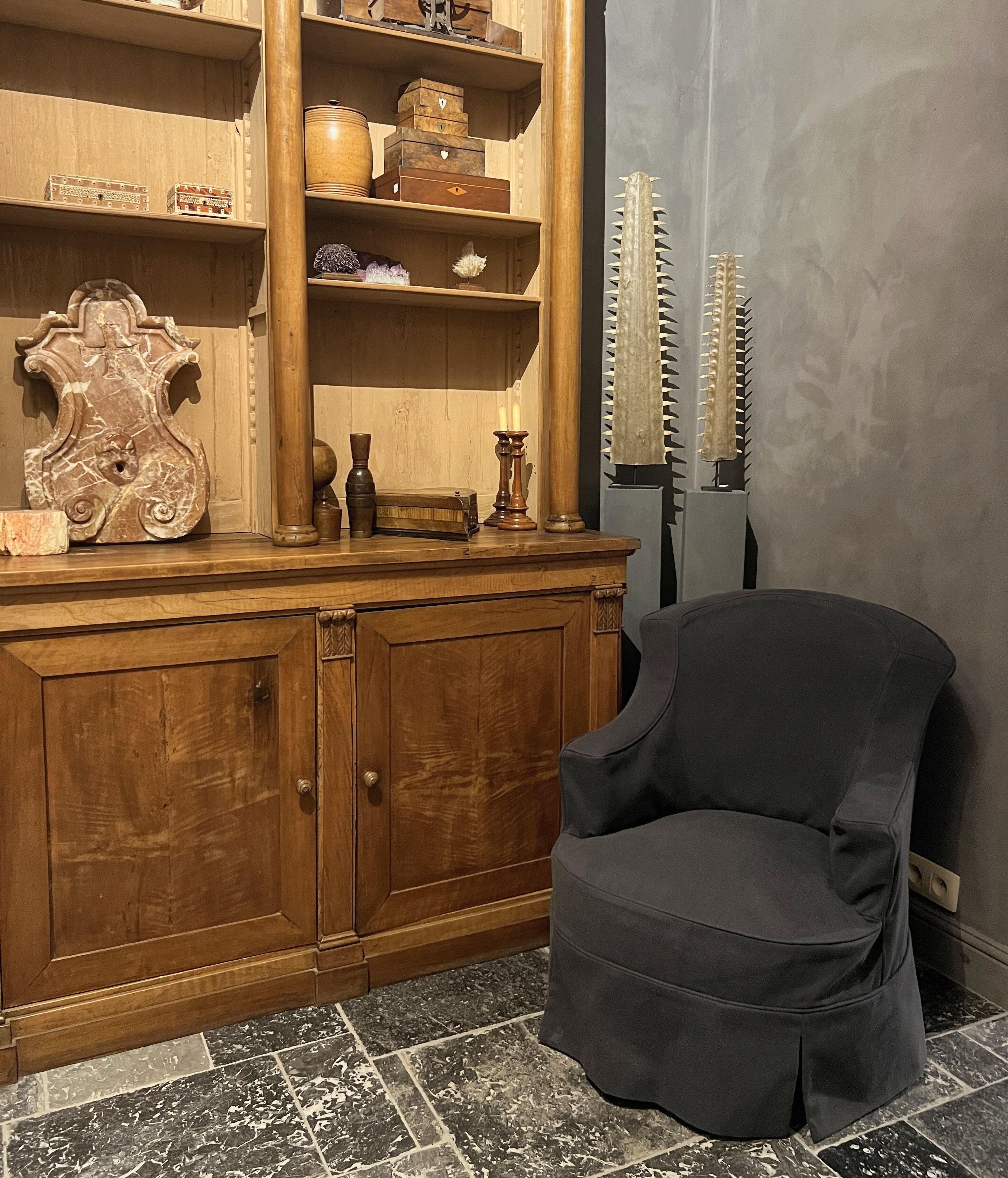 Juego de sillas club con funda de principios del siglo XX Italiano en venta