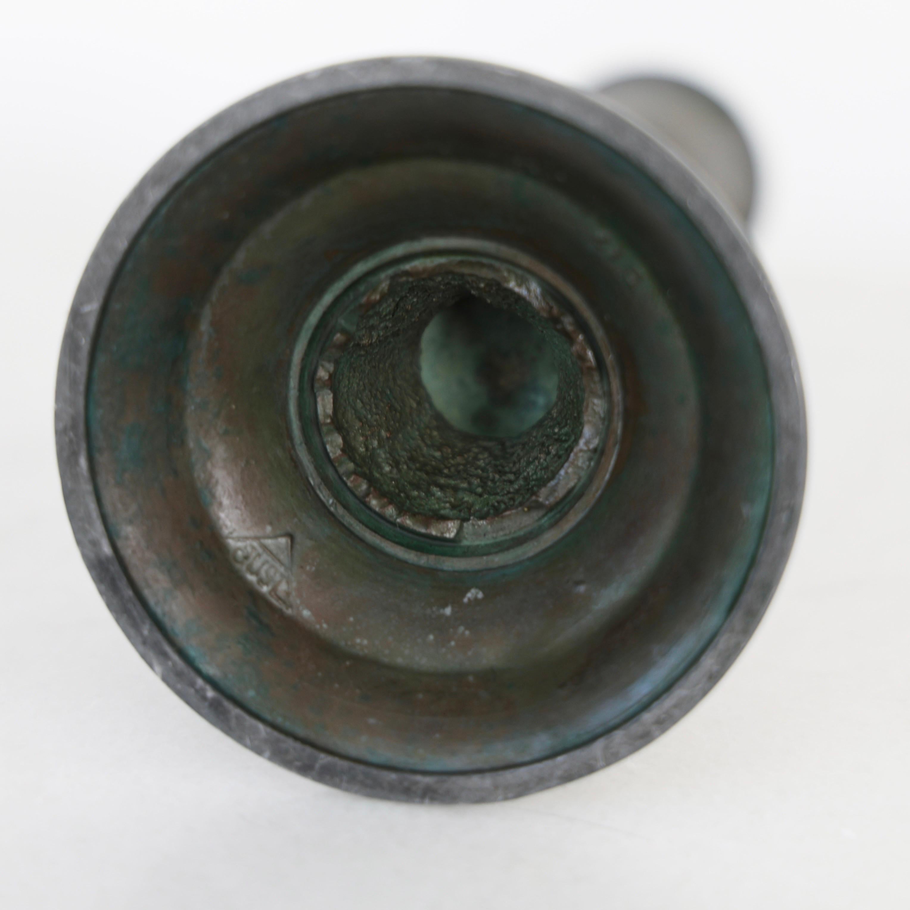 Set di candelieri Diskometal di Just Andersen, anni '20, Danimarca in vendita 4