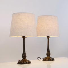 Set of early Just Andersen Desk Lamps, 1920s, Denmark