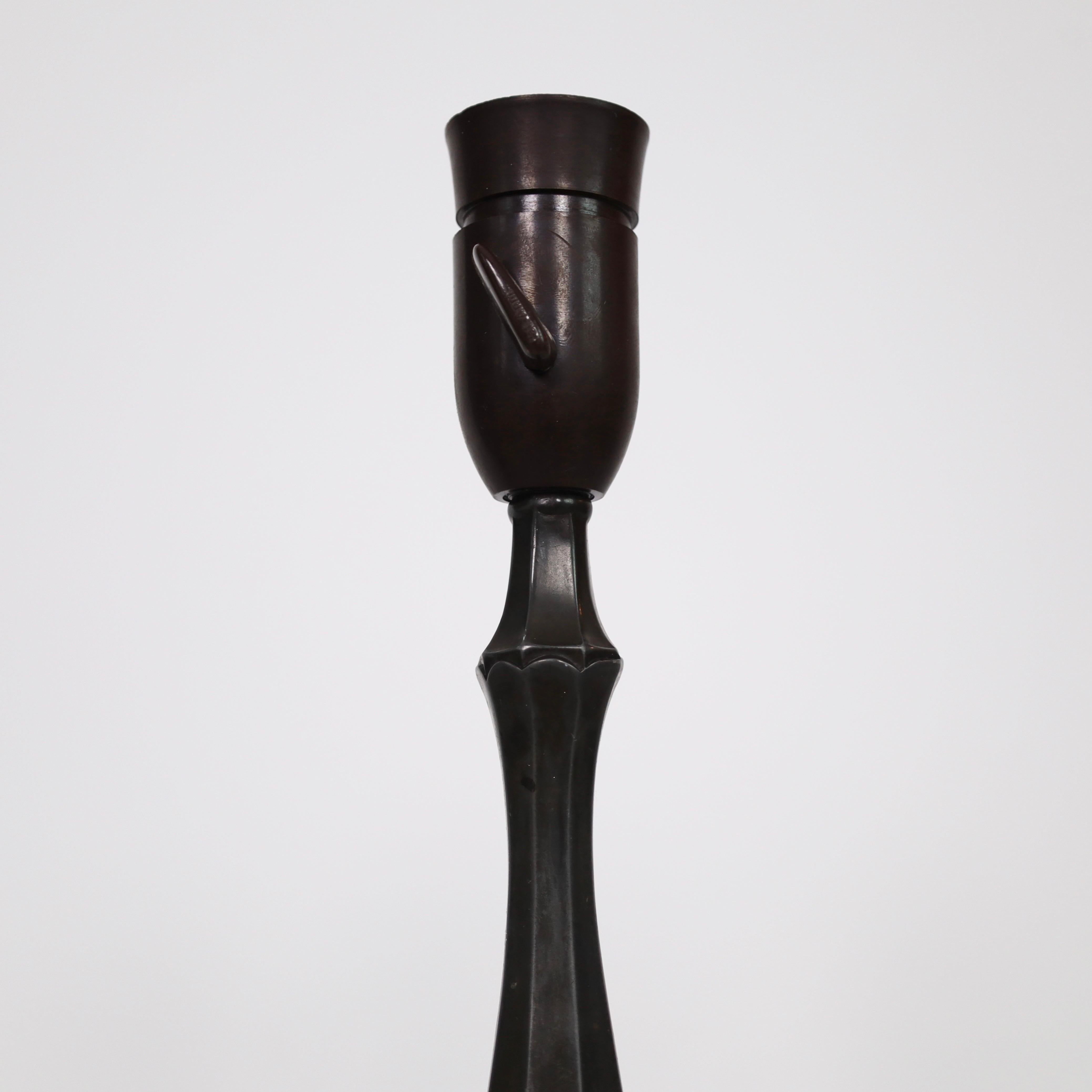 Ensemble de lampes de table Just Andersen, années 1920, Danemark en vente 4