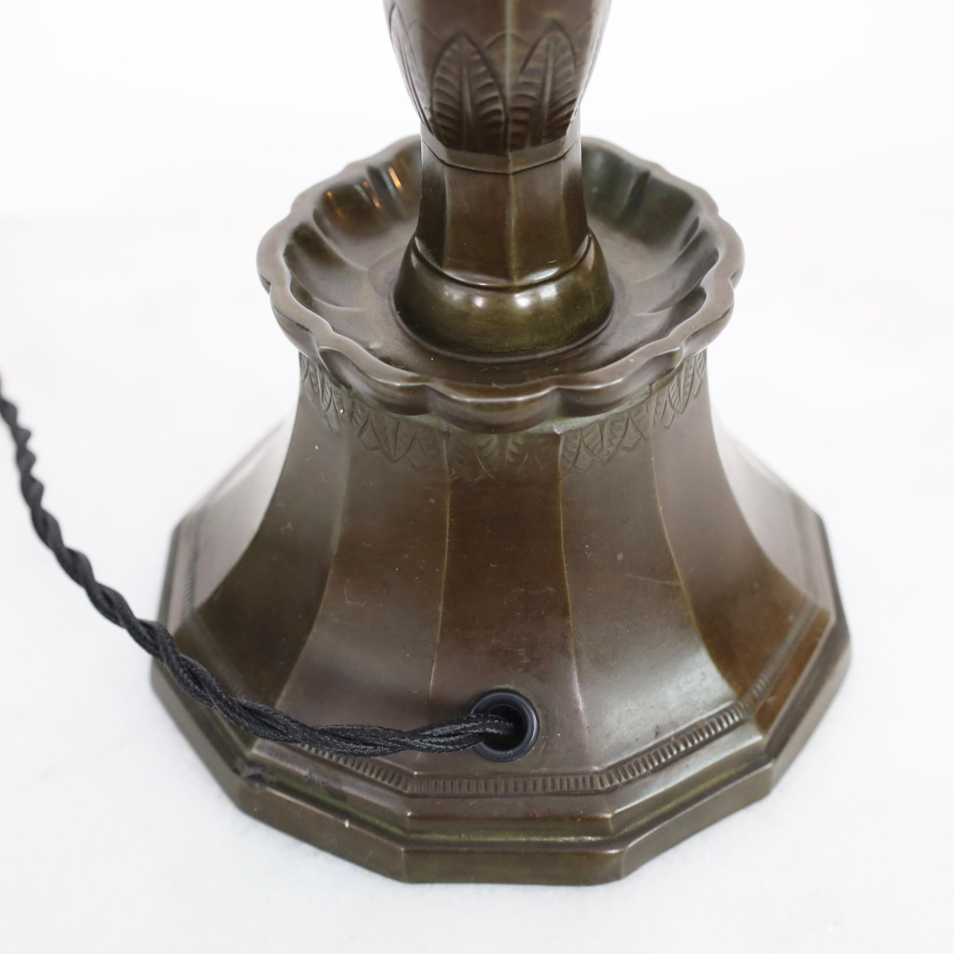Ensemble de lampes de table Just Andersen, années 1920, Danemark en vente 6
