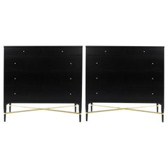 Set of Ebonized Chests of Drawers by Paul McCobb