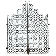 Used Set of Edwardian Wrought Iron Garden Gates