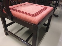 Set of Eight 18th Century English Chinese Chippendale Carved Mahogany Armchairs