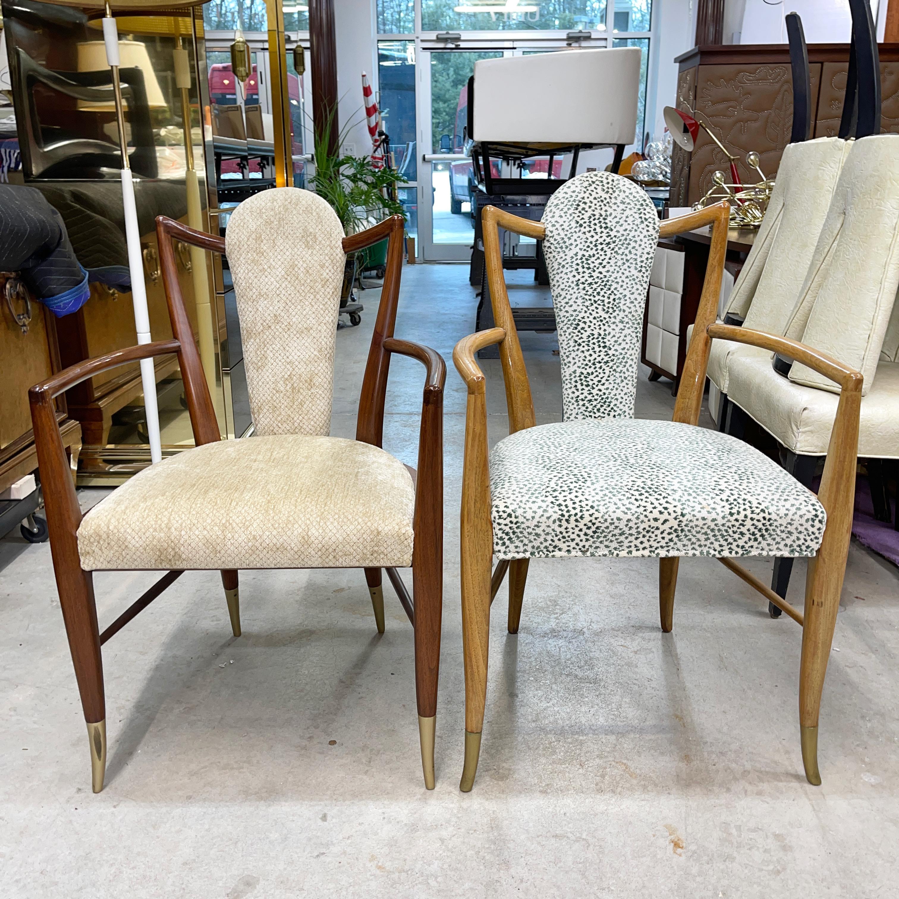 Set of Eight 1950s Dining Chairs by Adolfo Genovese 11