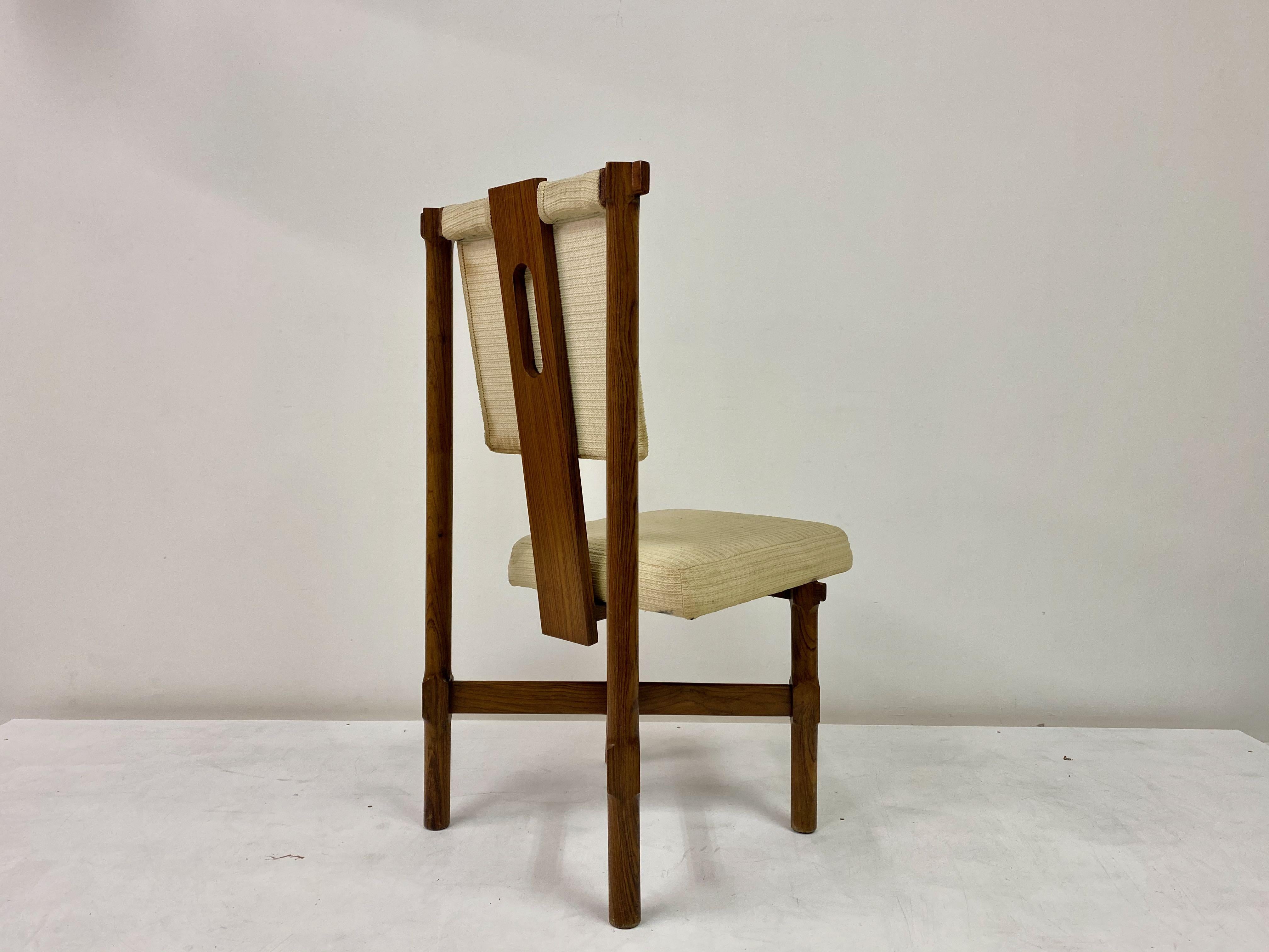 Set of Eight 1970s Italian Dining Chairs 2