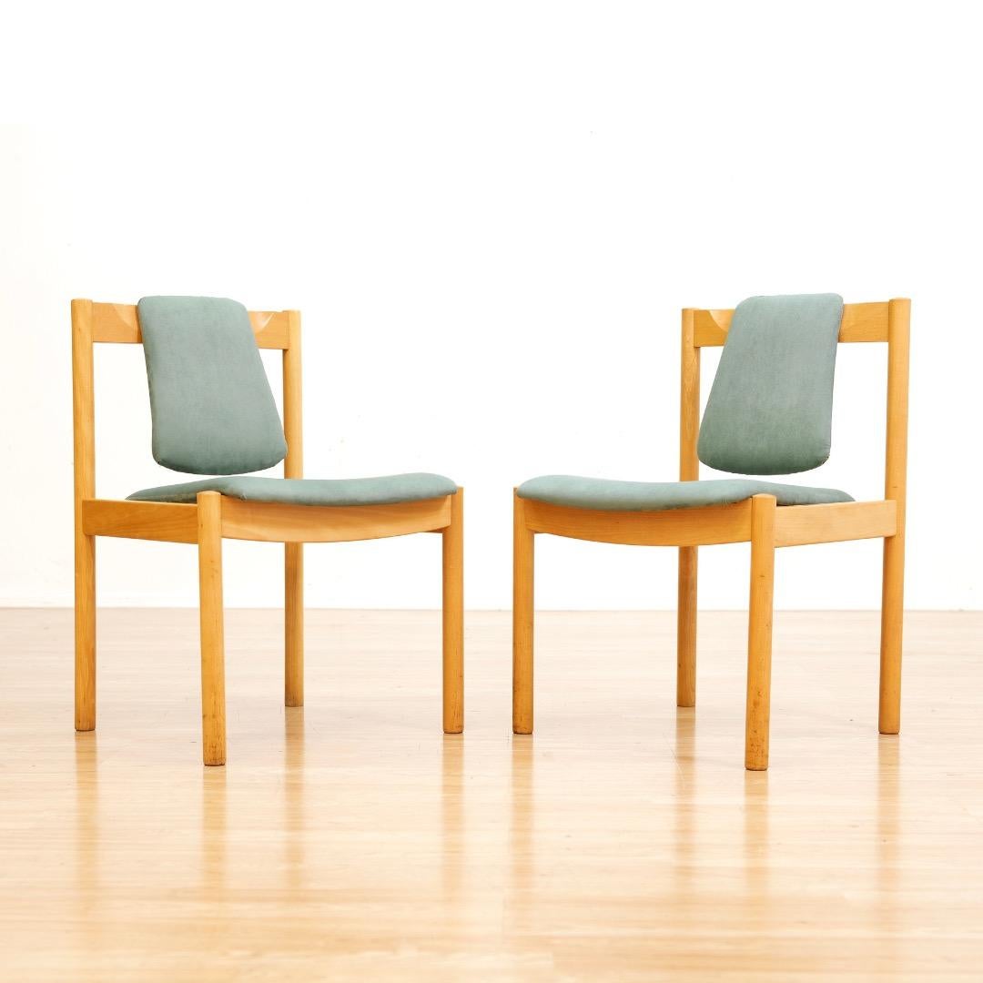 Set of Eight 1980s Post Modern Dining Chairs by Ercol im Angebot 1