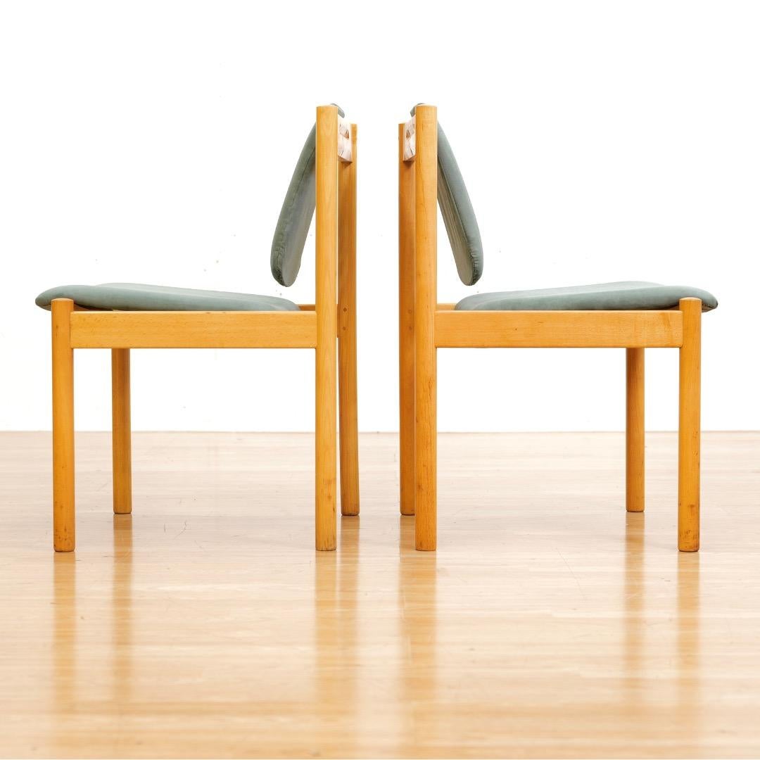 Set of Eight 1980s Post Modern Dining Chairs by Ercol im Angebot 2