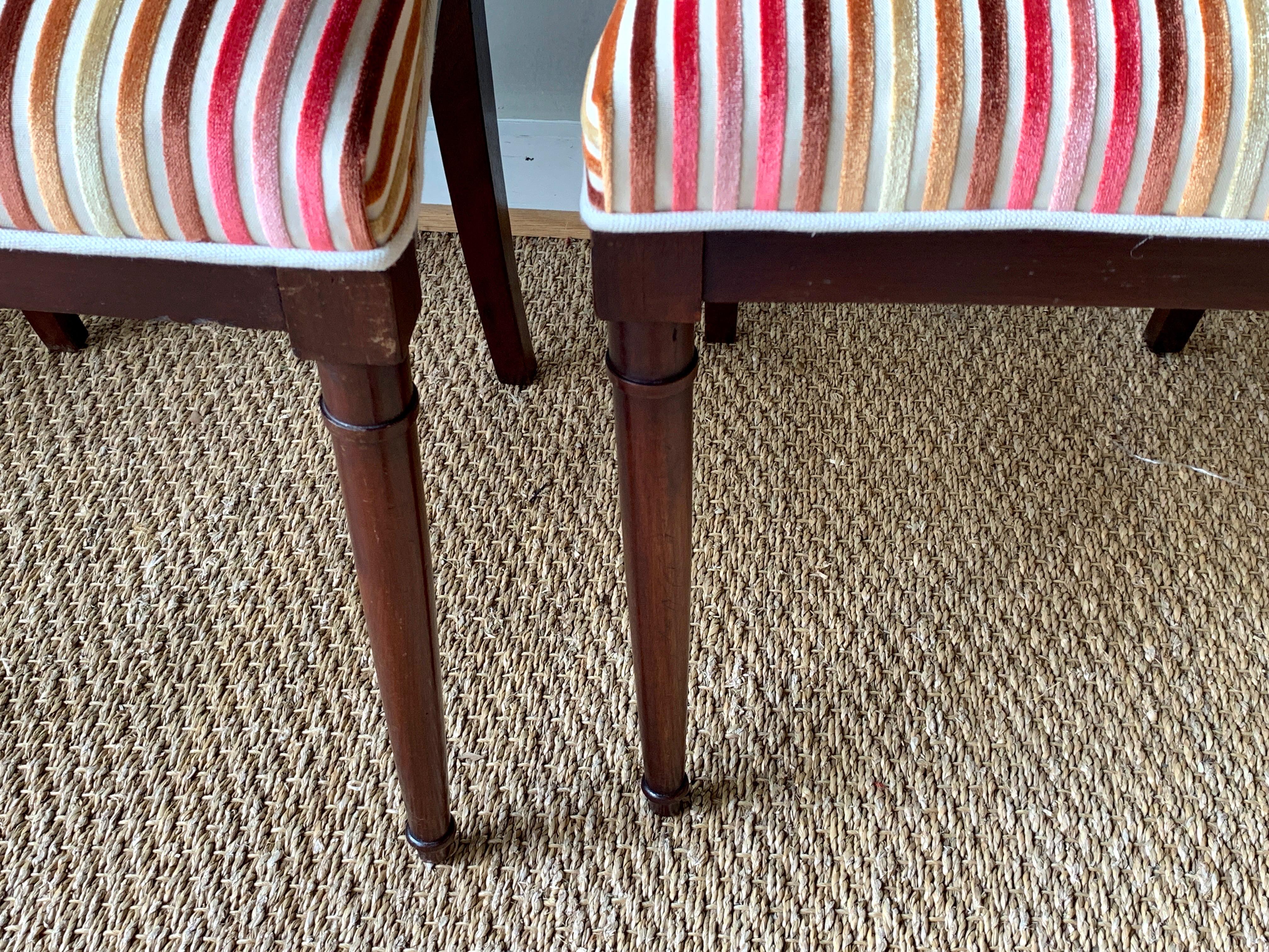 Set of Eight 19th Century Directoire Style Dining Chairs 5