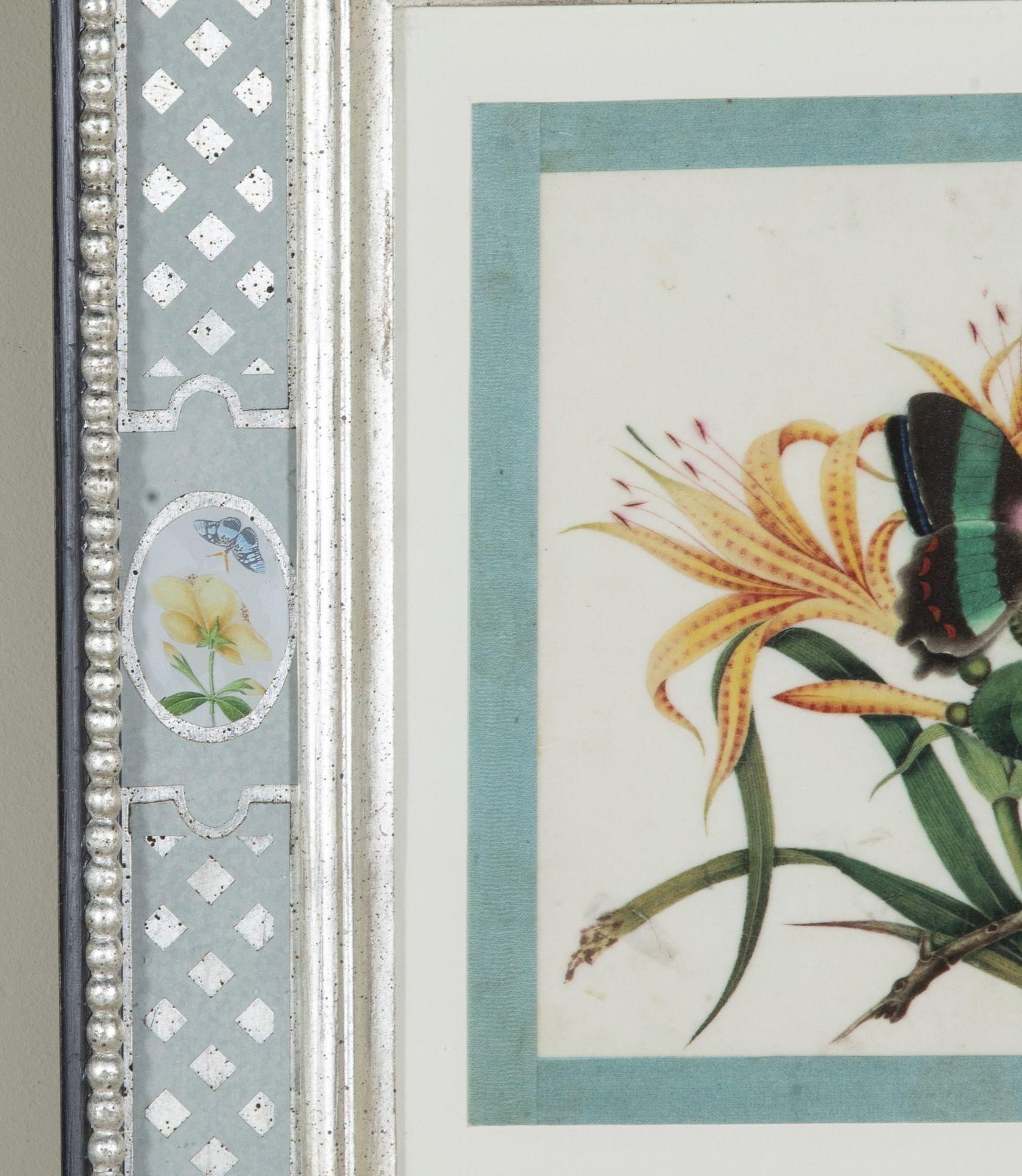 Satz von acht chinesischen Reispapiergemälden aus dem 19. im Angebot 5