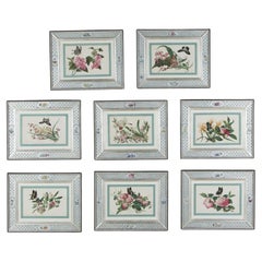 Set of Eight 19th Century Chinese Ricepaper Paintings
