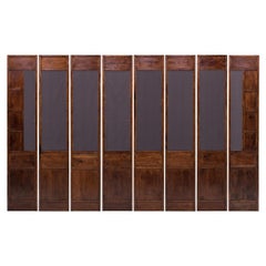 Set of Eight 19th Century Chinese Scholars Utopia Panels