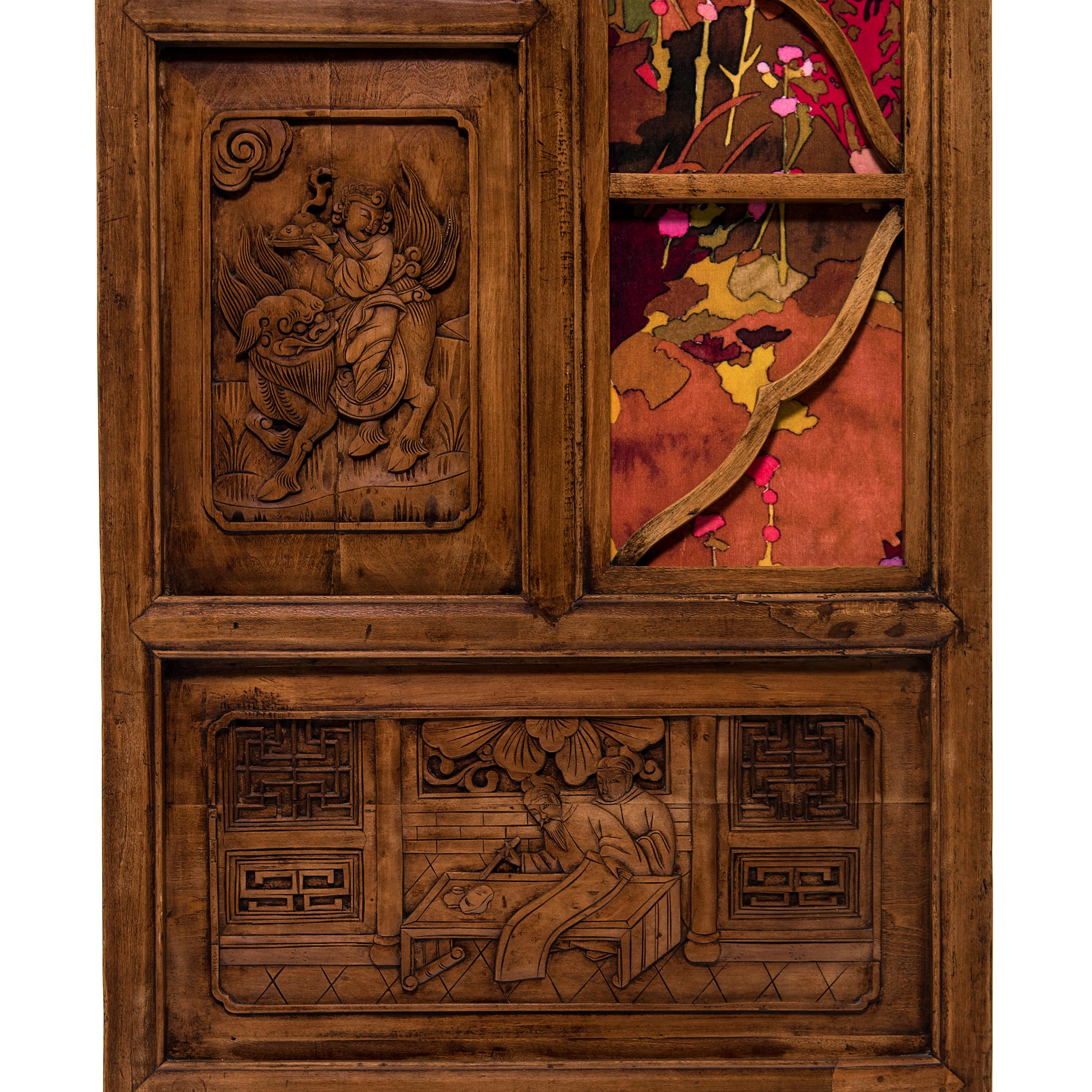 Set of Eight 19th Century Chinese Scholars Utopia Panels In Good Condition In Chicago, IL