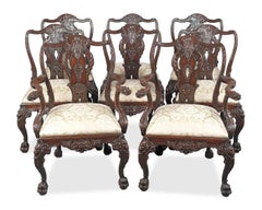 Set of Eight 19th Century English Dining Chairs