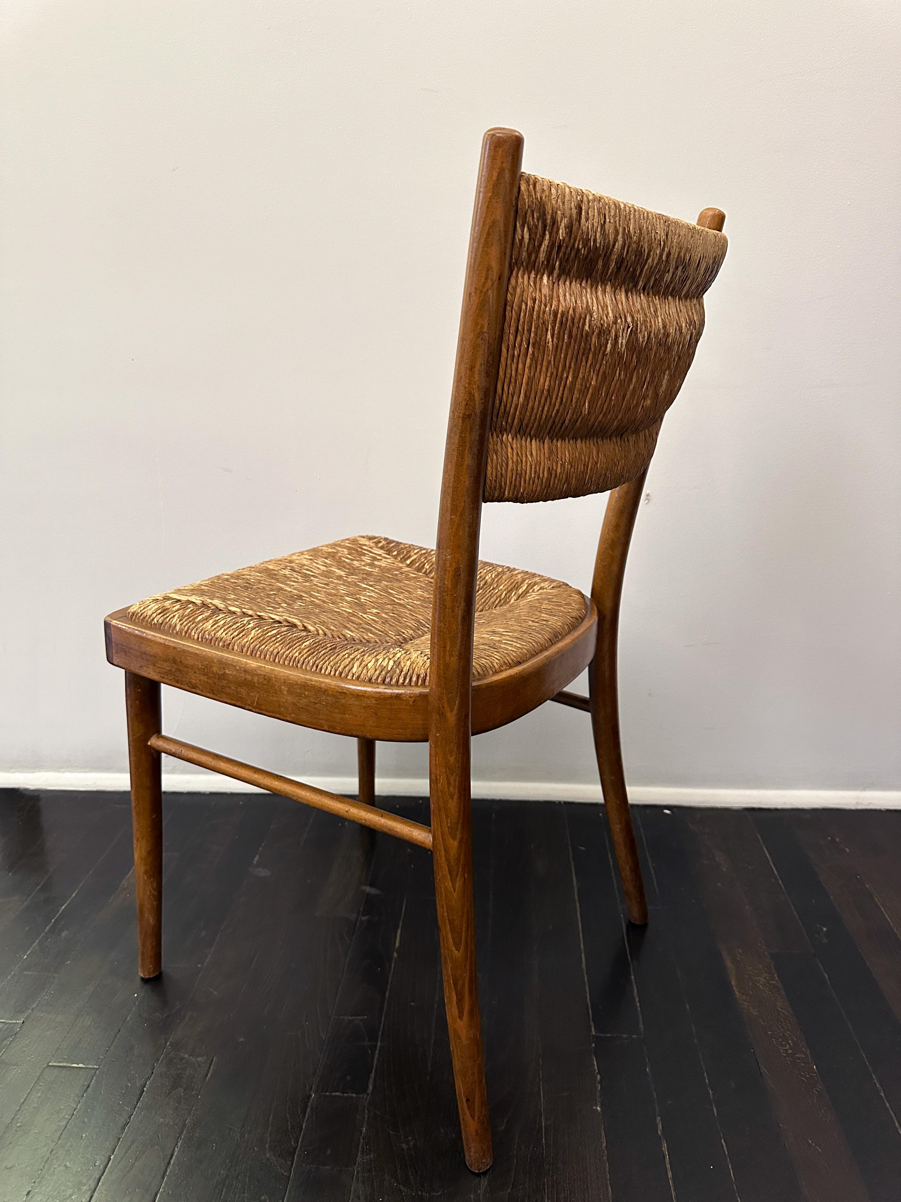 Ensemble de huit chaises de salle à manger en rotin allemand du 19e siècle Bon état - En vente à New York, NY