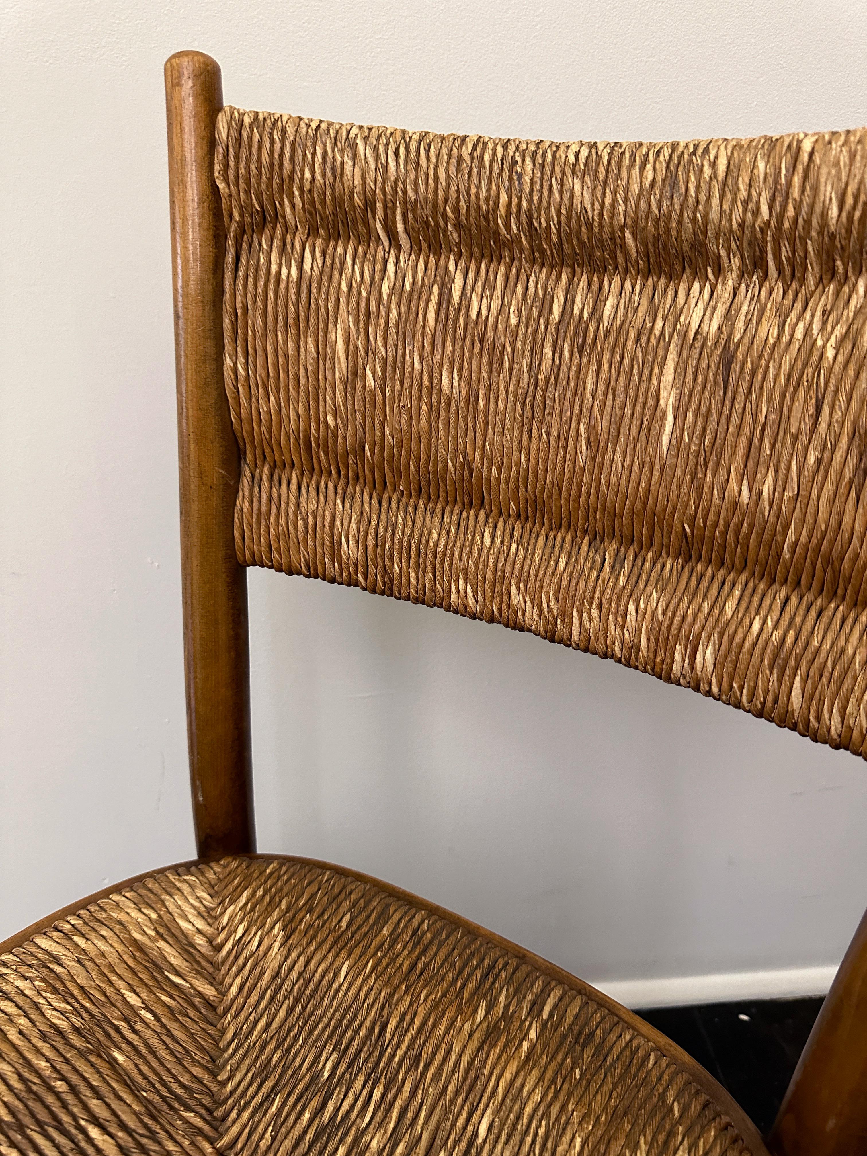 Rotin Ensemble de huit chaises de salle à manger en rotin allemand du 19e siècle en vente