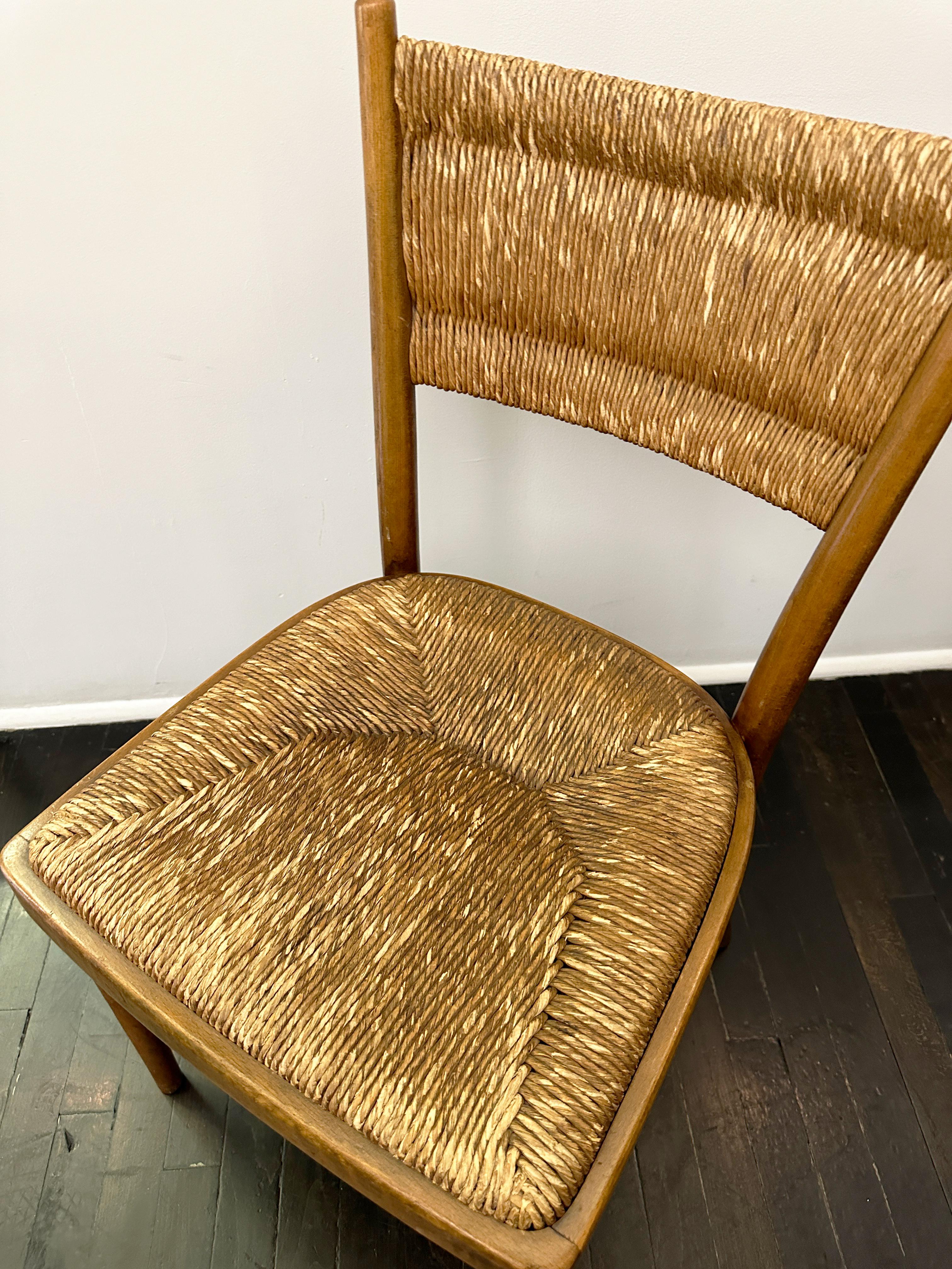 Ensemble de huit chaises de salle à manger en rotin allemand du 19e siècle en vente 1