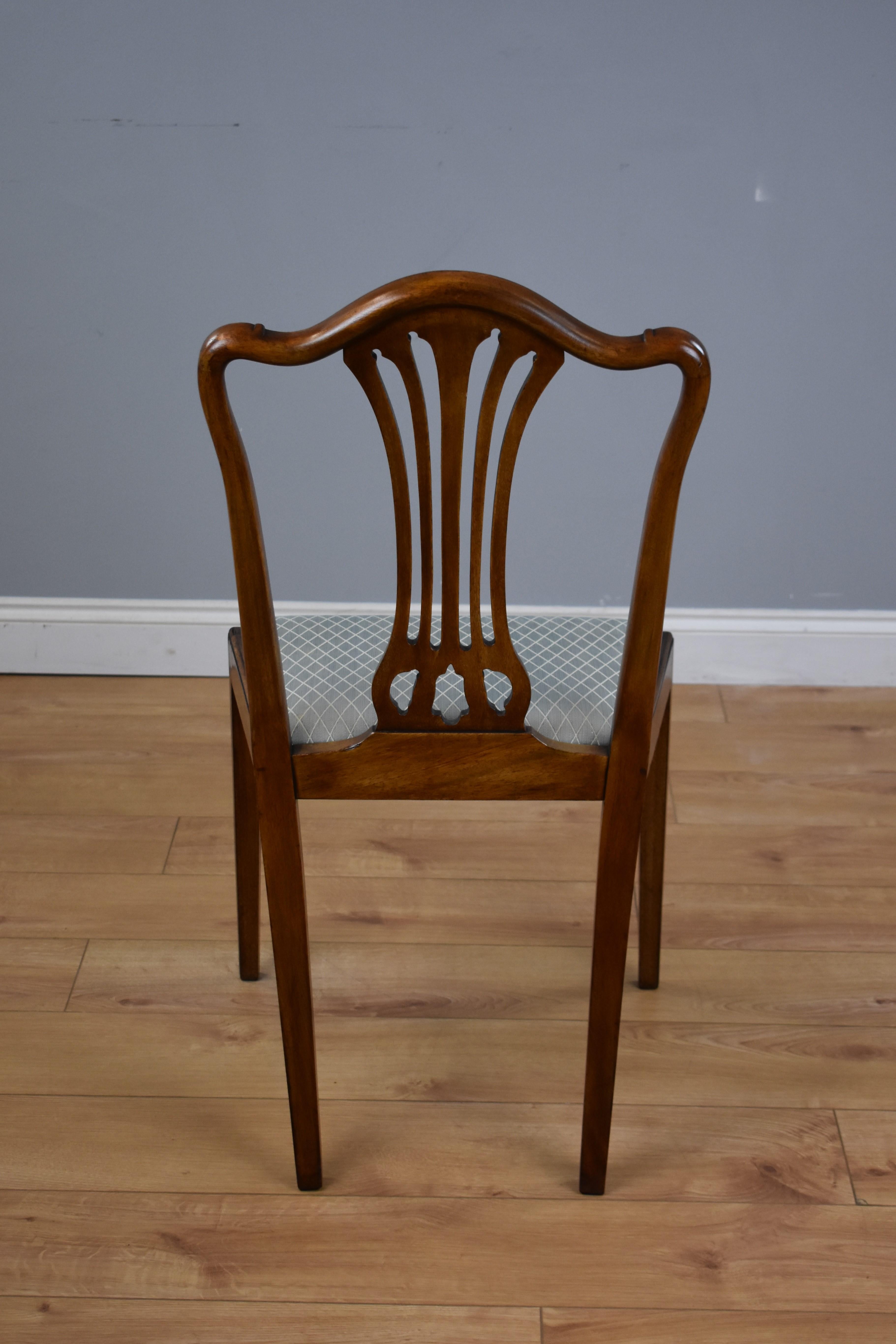 Set of Eight 19th Century Mahogany Dining Chairs 2
