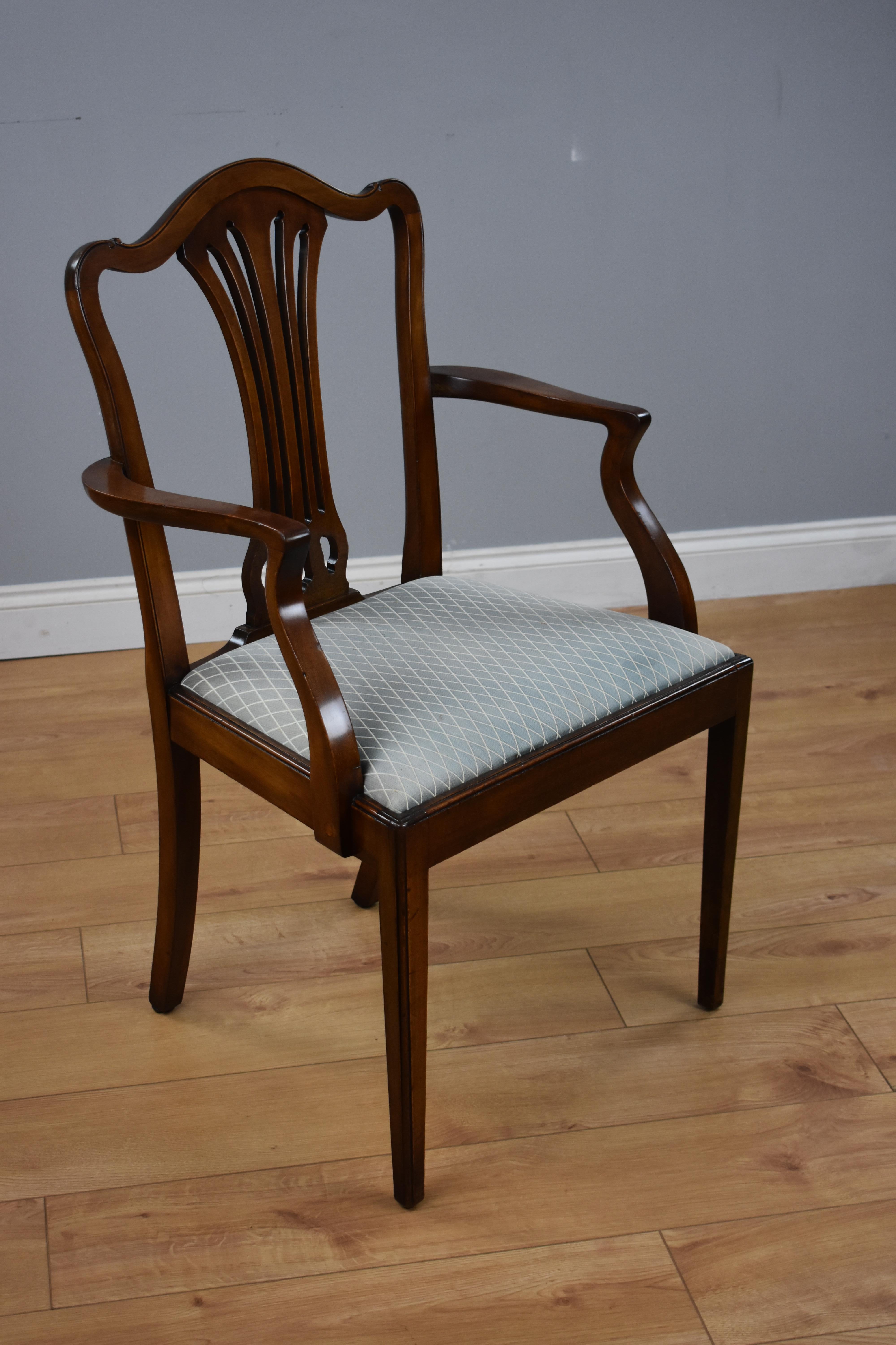 Set of Eight 19th Century Mahogany Dining Chairs 3