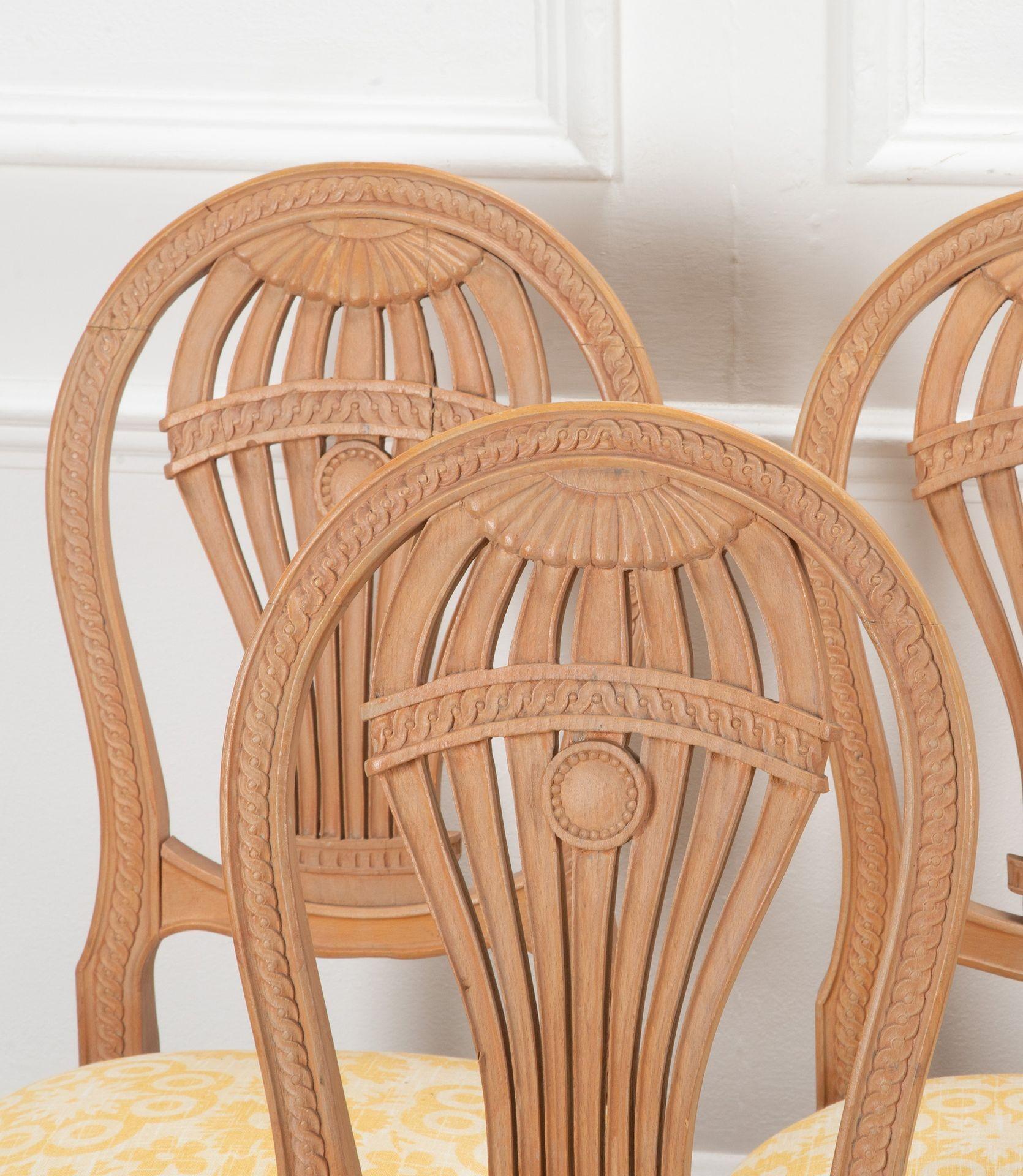 Francese Set di otto sedie da pranzo Maison Jansen del XIX secolo in vendita