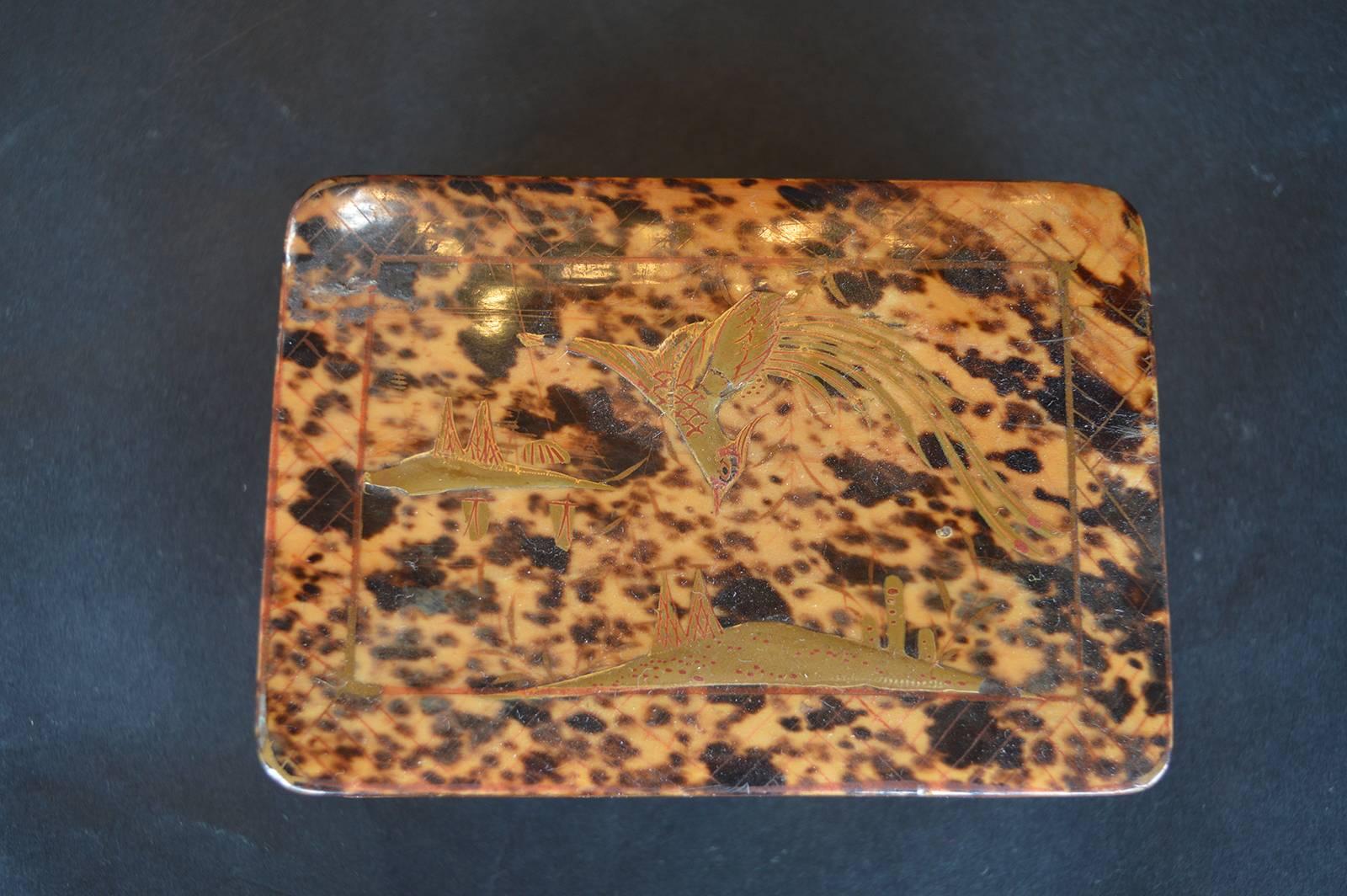 Set of Eight 19th Century Tortoiseshell Boxes In Good Condition In Los Angeles, CA