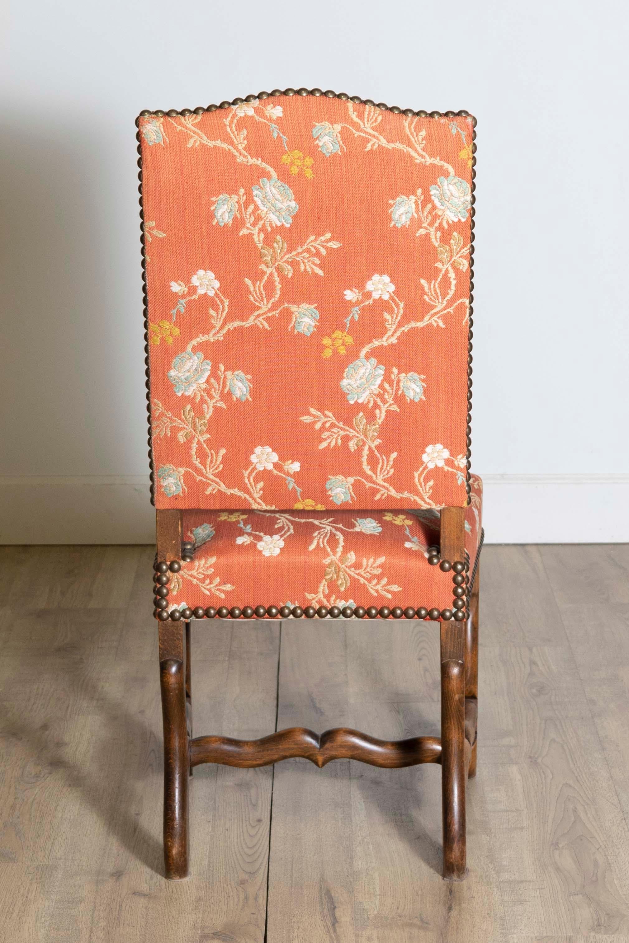 Set of Eight 20th Century French Mutton Leg Side Chairs 2