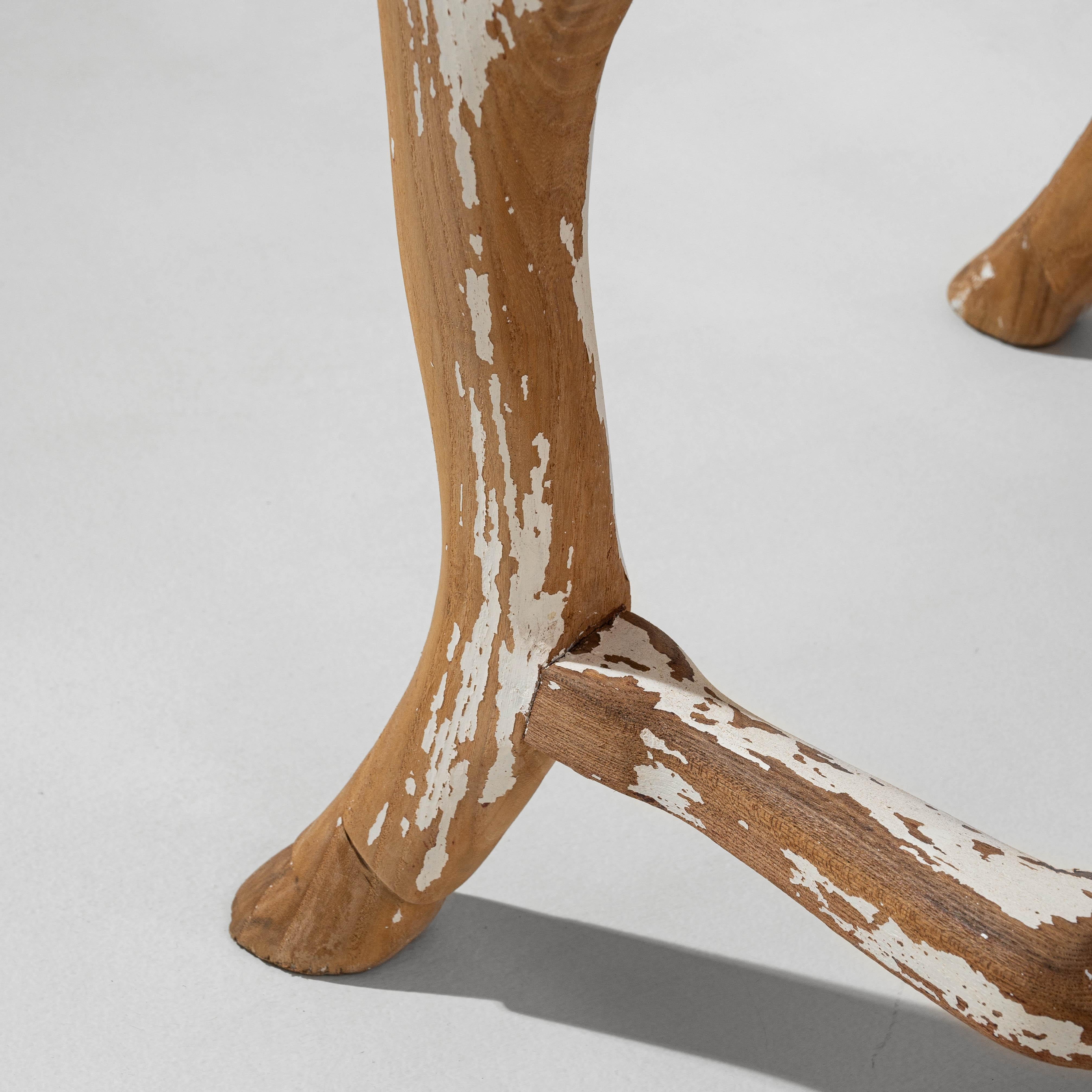 Set di otto sedie da pranzo rococò svedesi del XX secolo in legno patinato in vendita 6