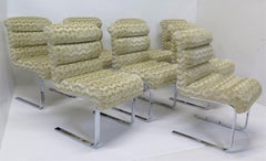 Satz von acht (8) „Lugano“-Esszimmerstühlen von Frank Mariani für The Pace Collection