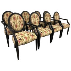 Set of Eight A. Rudin Armchairs