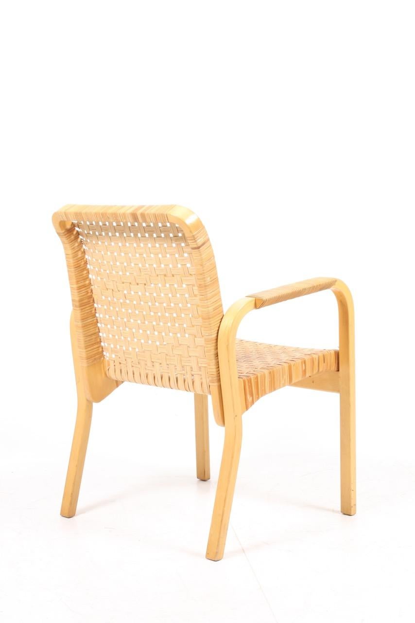 Set of Eight Alvar Aalto Chairs by Artek, Model 45 In Good Condition In Lejre, DK