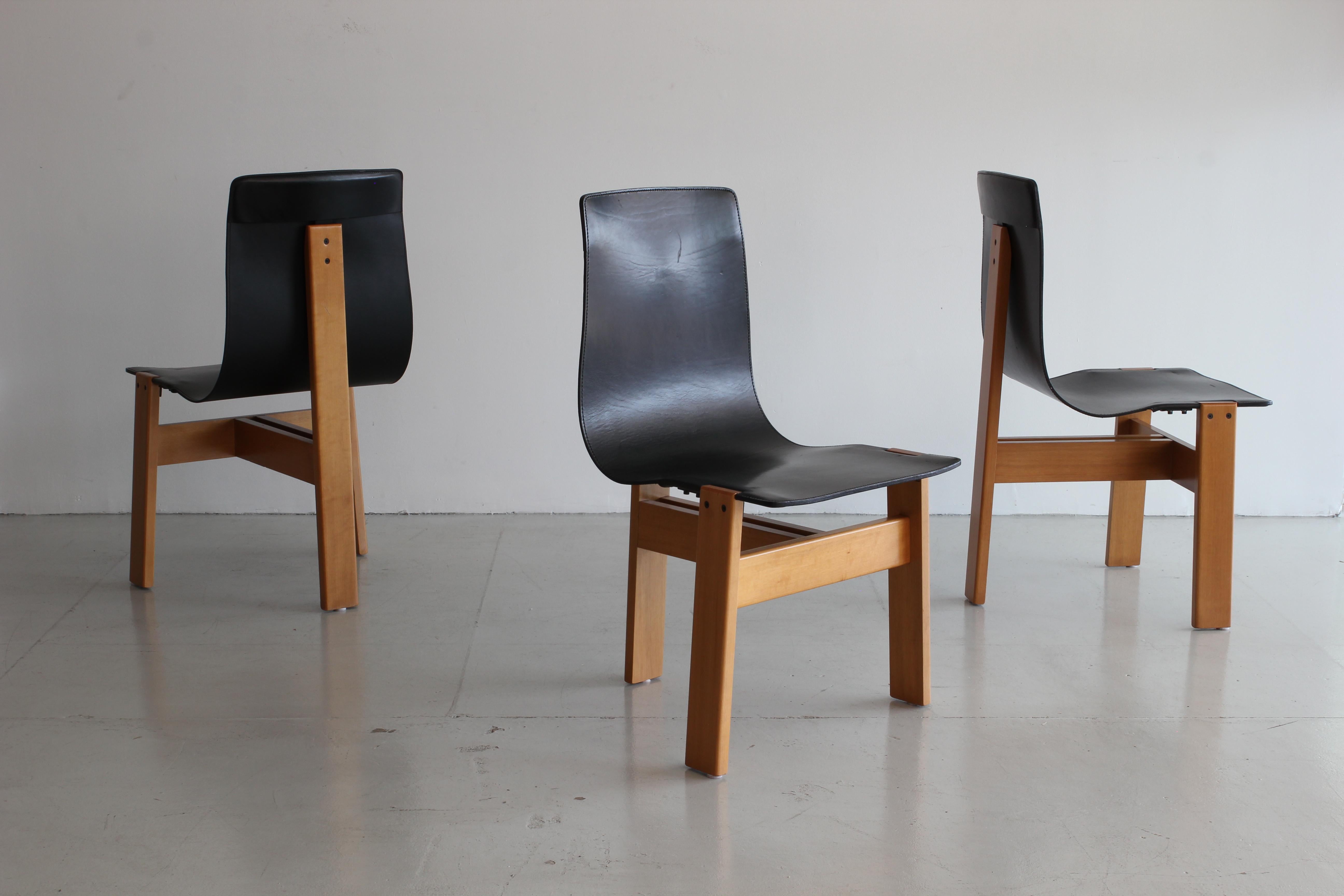 Set of Eight Angelo Mangiarotti Chairs 3