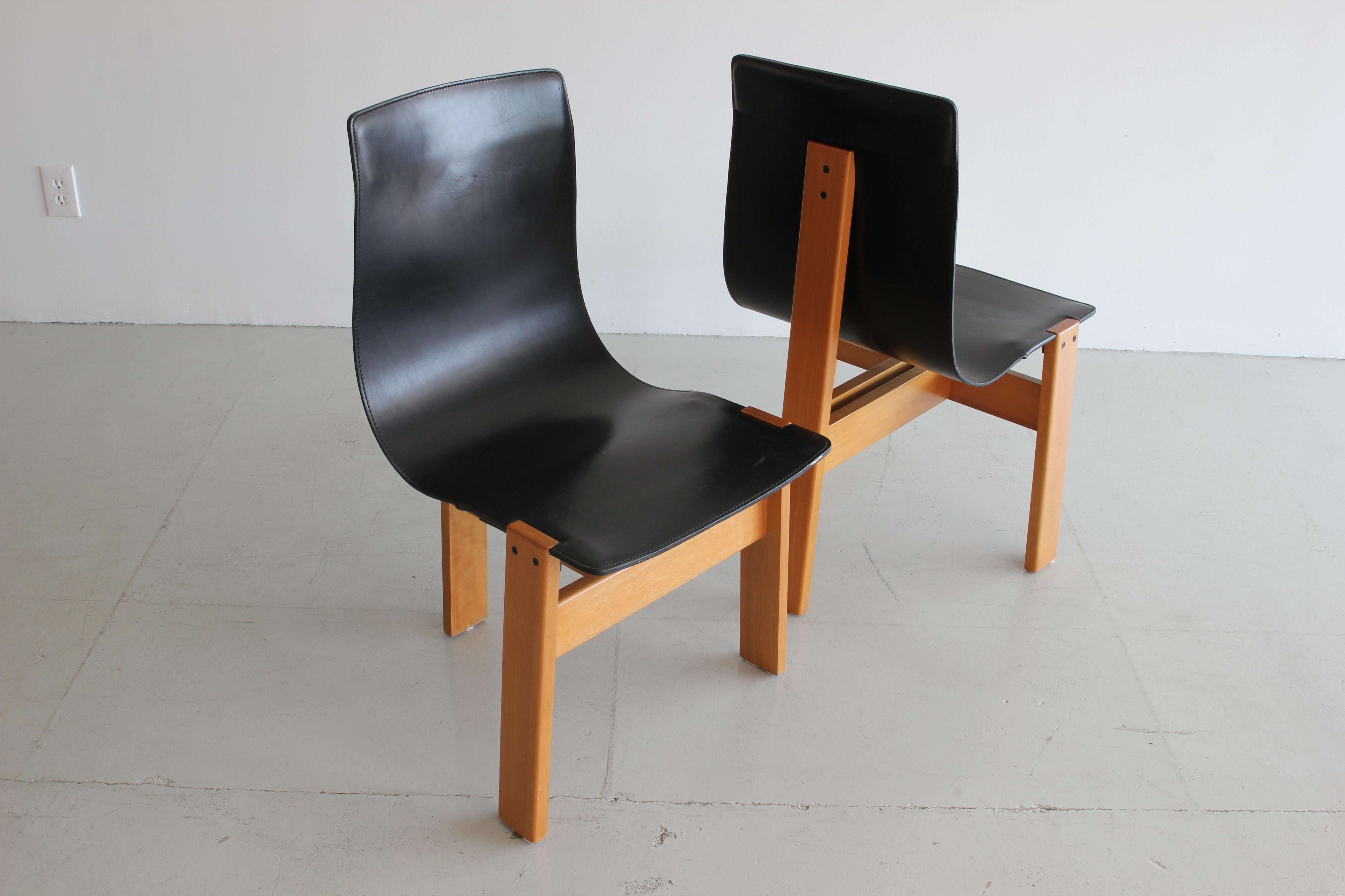 Set of Eight Angelo Mangiarotti Chairs 4