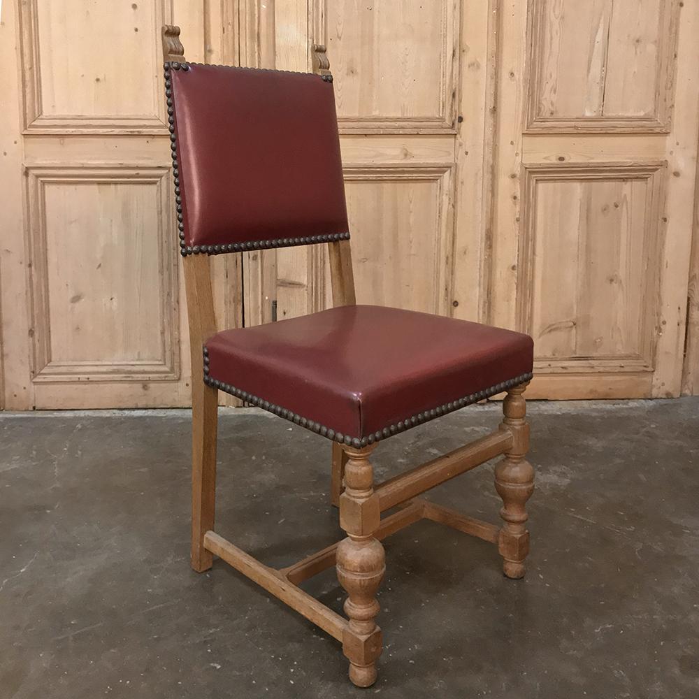Set of Eight Antique Chairs Includes 1 Armchair In Good Condition In Dallas, TX