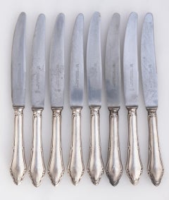 Antique German Dinner Knives, Blades by J.A. HENCKELS SOLINGEN set/8