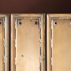 Set of Eight Antique ‘Hopes’ Bronze Finger Plates