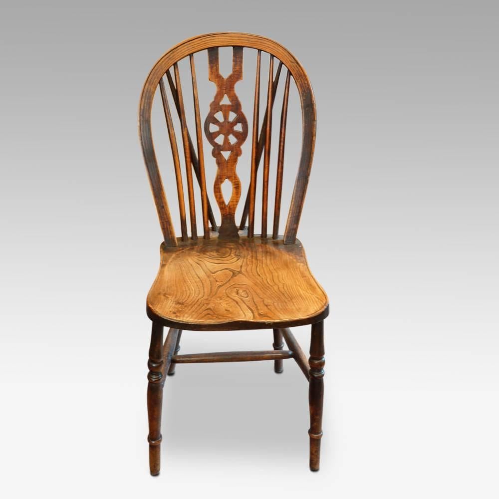 Set of 8 antique Windsor chairs
This set of 8 antique Windsor chairs would have been made circa 1880-1900
Made of ash with solid elm seats.
This style of chair is classic and have been reliable chairs for kitchens and the home for over 150
