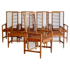 Conjunto de ocho sillones, Italia Años 60