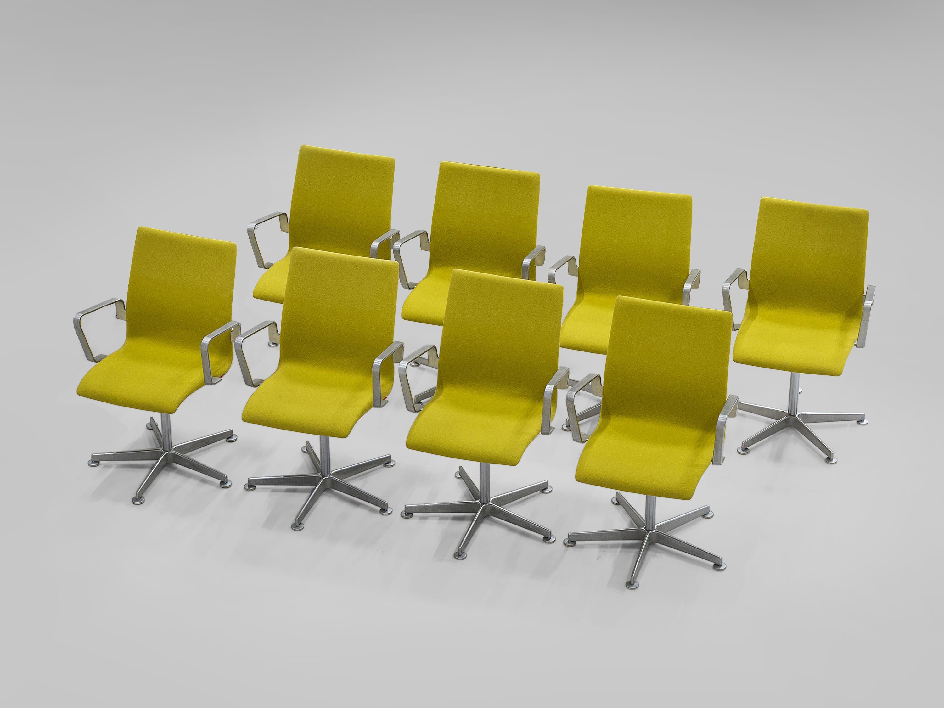 Ensemble de huit chaises « Oxford » d'Arne Jacobsen pour Fritz Hansen 1
