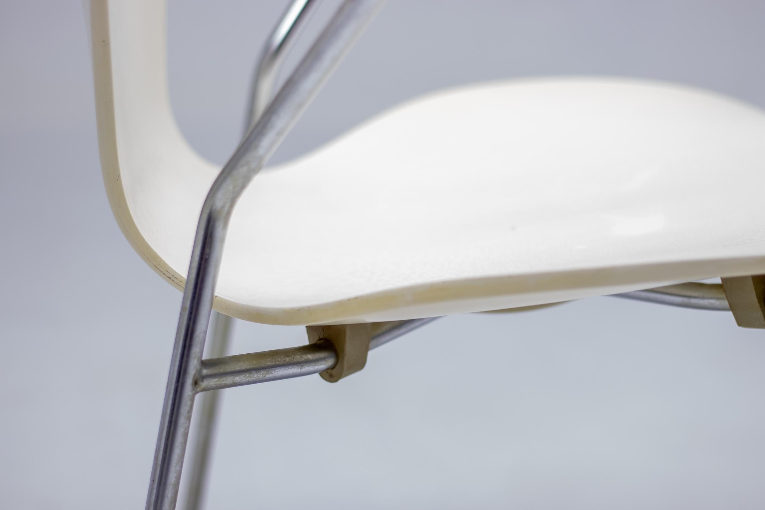 Danish Set of Eight Arne Jacobsen Series Seven Chairs, Fritz Hansen, Denmark, 1973