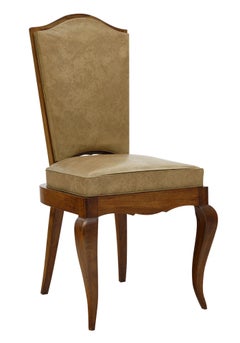 Set of Eight Art Deco Dining Chairs