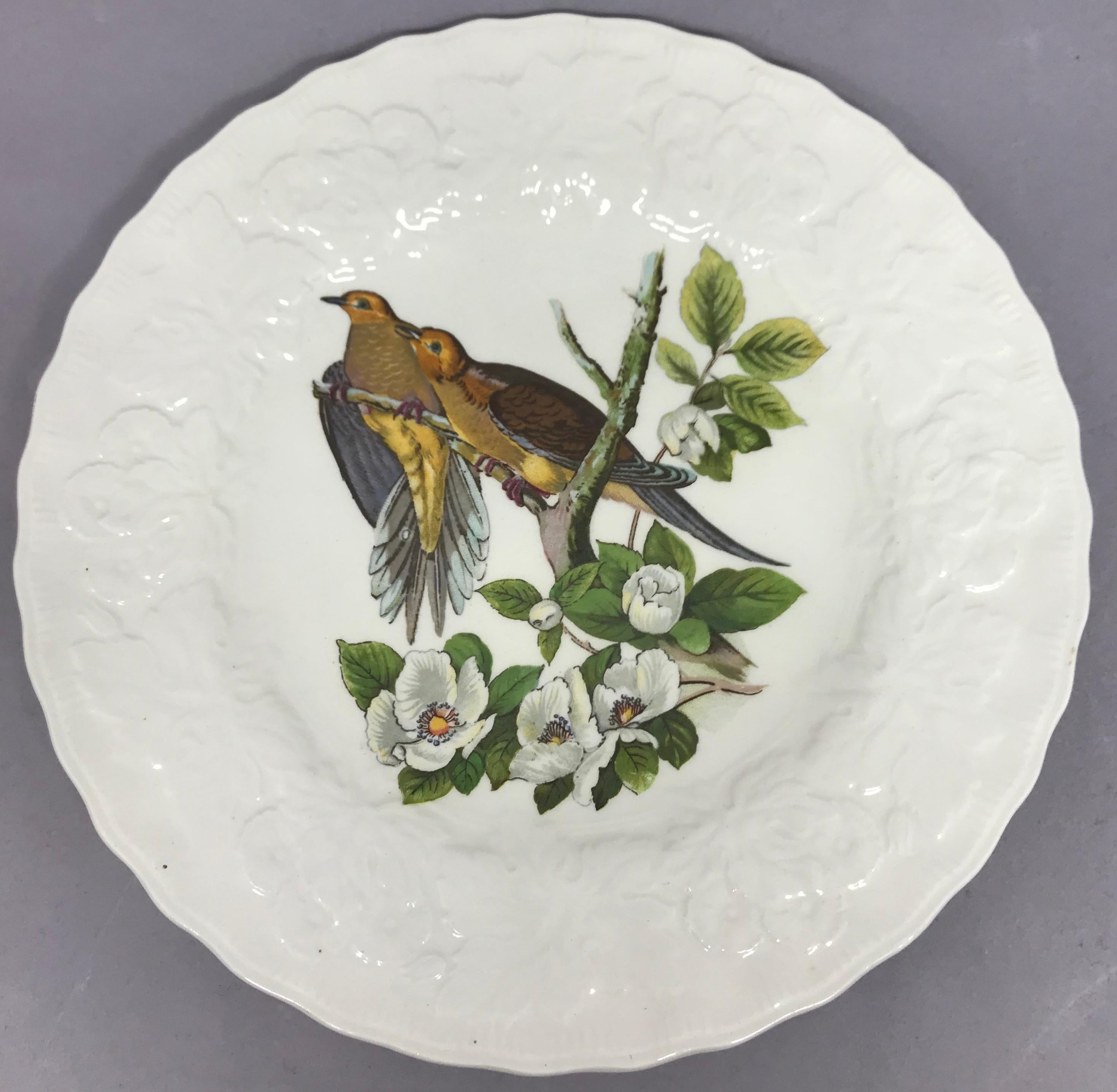 Set of Eight Audubon Bird Luncheon Plates 2