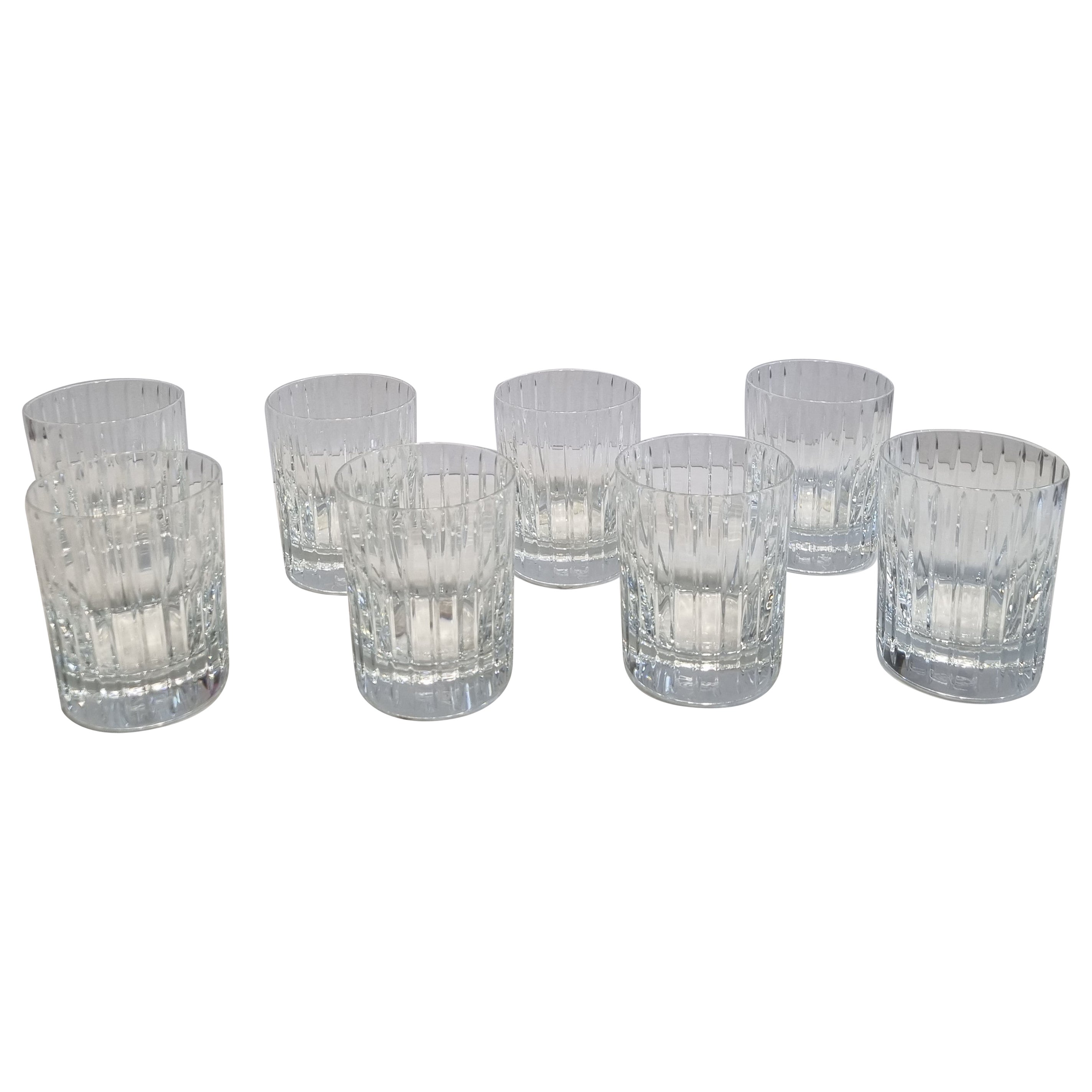 Set Of Eight Baccarat Crystal "Harmonie"  Medium Size Tumblers, France, 2022